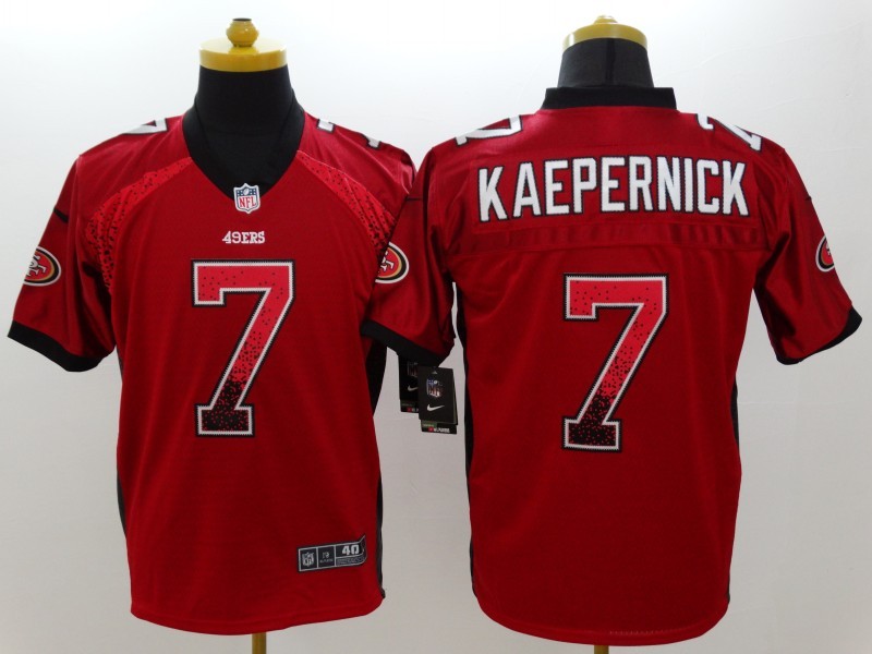 Men's San Francisco 49ers Colin Kaepernick #7 Red Jersey